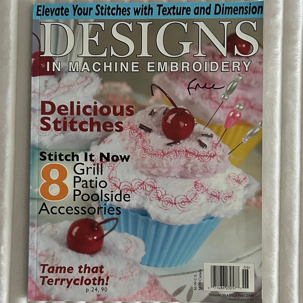 Free w/ Purchase $15+ Summer 2009 Vintage Designs in Machine Embroidery Magazine